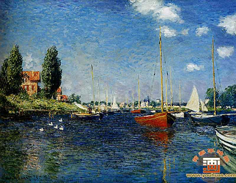 ׌Monet Argenteuil 1875_˄ڵ¡ĪͮƷp